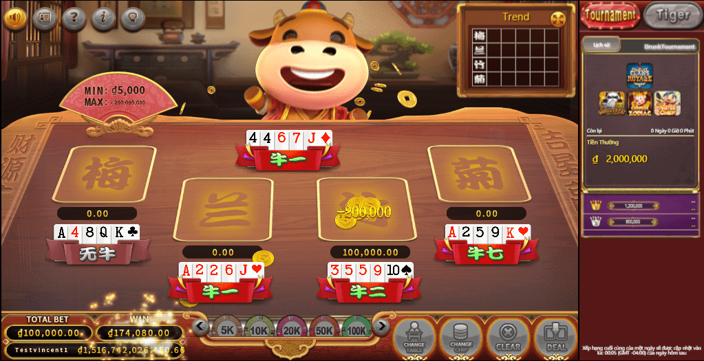 Chia sẻ cách chơi Lucky Bull (chú bò may mắn) Top88 chi tiết cho tân thủ