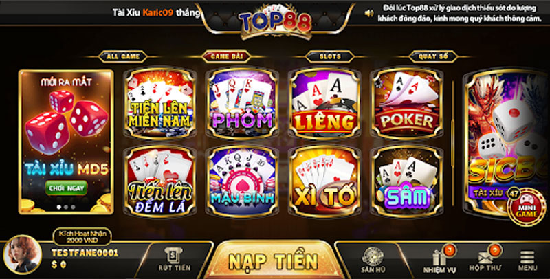 Tiến lên miền Nam cùng TOP88, anh em thu về cả tỷ đồng